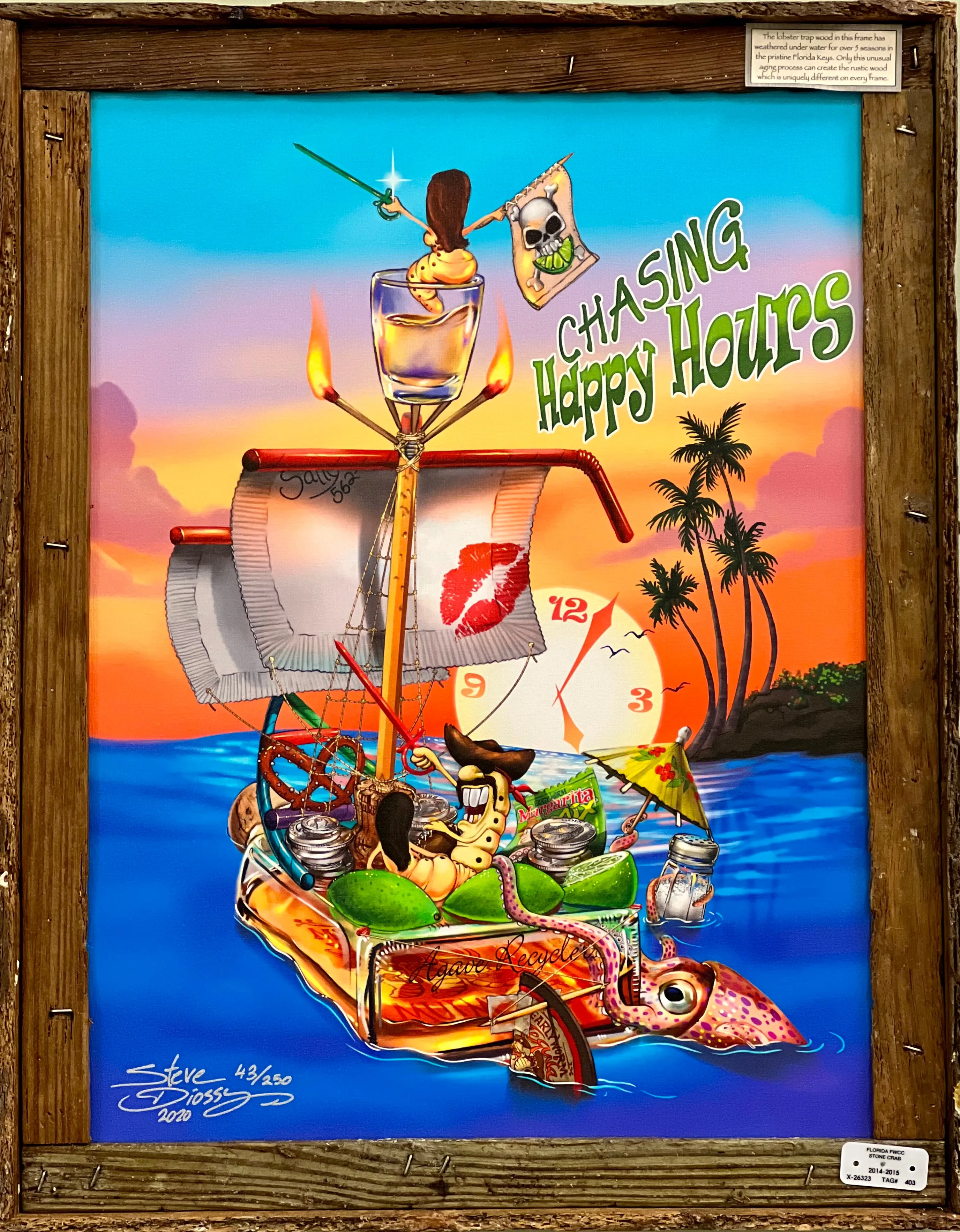 "Chasing Happy Hours" Limited Edition Canvas