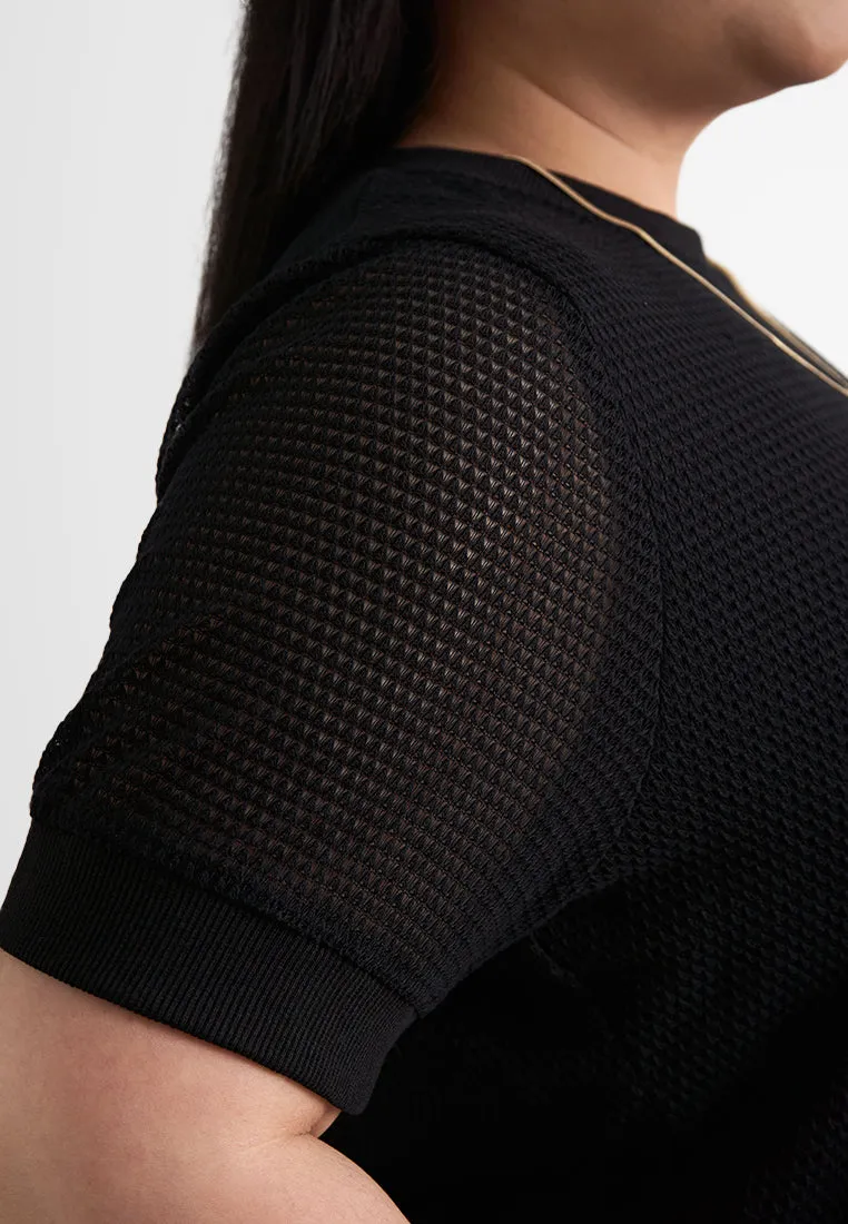 Rendi Short Sleeve Knit Jumper Top