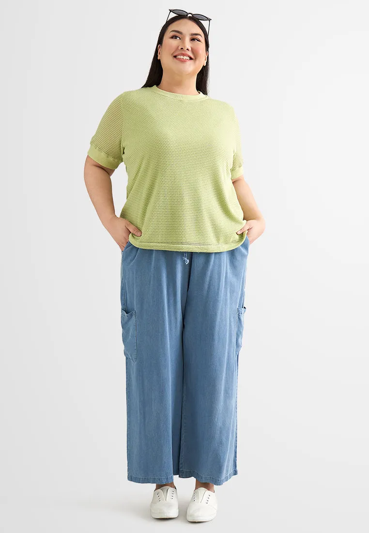 Rendi Short Sleeve Knit Jumper Top