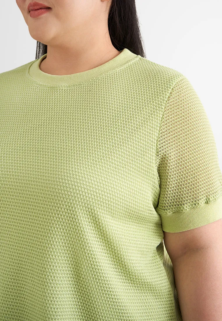 Rendi Short Sleeve Knit Jumper Top