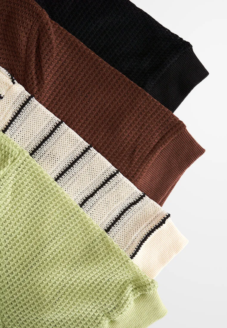 Rendi Short Sleeve Knit Jumper Top