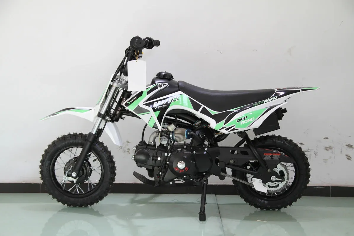RPS 70  Kids Dirt bike, Automatic, Electric Start, PZ22 carb,  23 inch seat height, 4 Stroke, Speed limiter, Kill switch Remote,  Can add training wheels