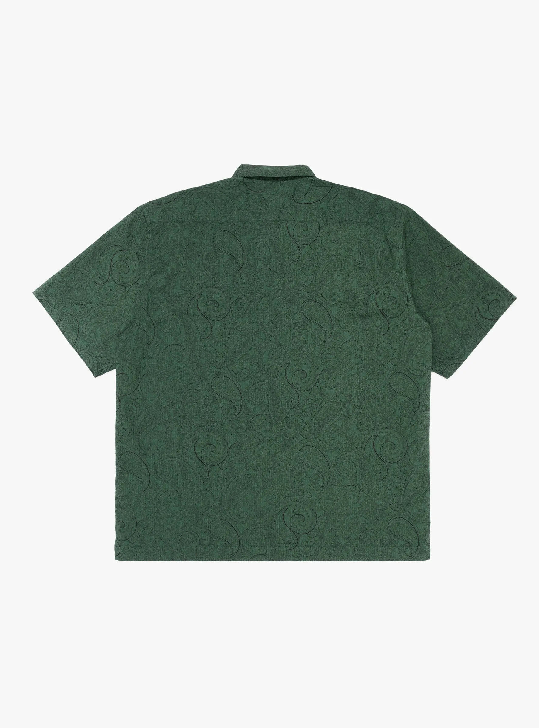 Sam Paisley Short Sleeve Shirt Green