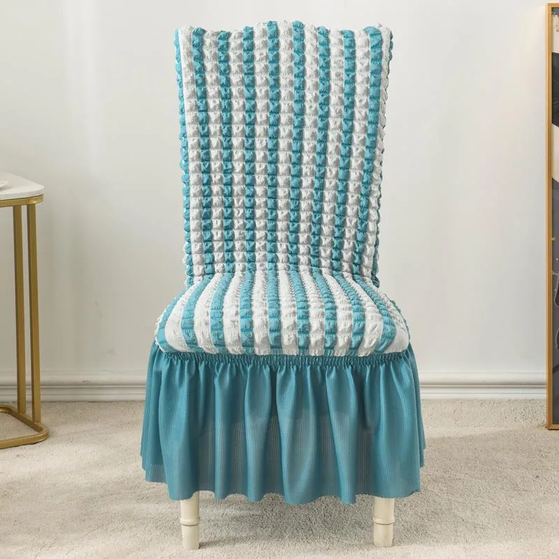 Seersucker Dining Chair Cover