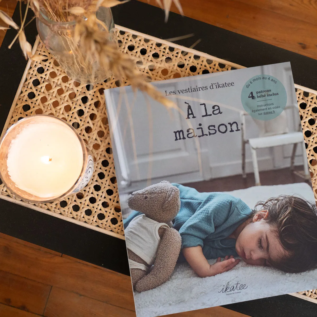 Sewing patterns book for babies "AT HOME" Paper book