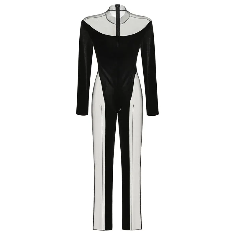 Sexy Velvet Long Jumpsuit