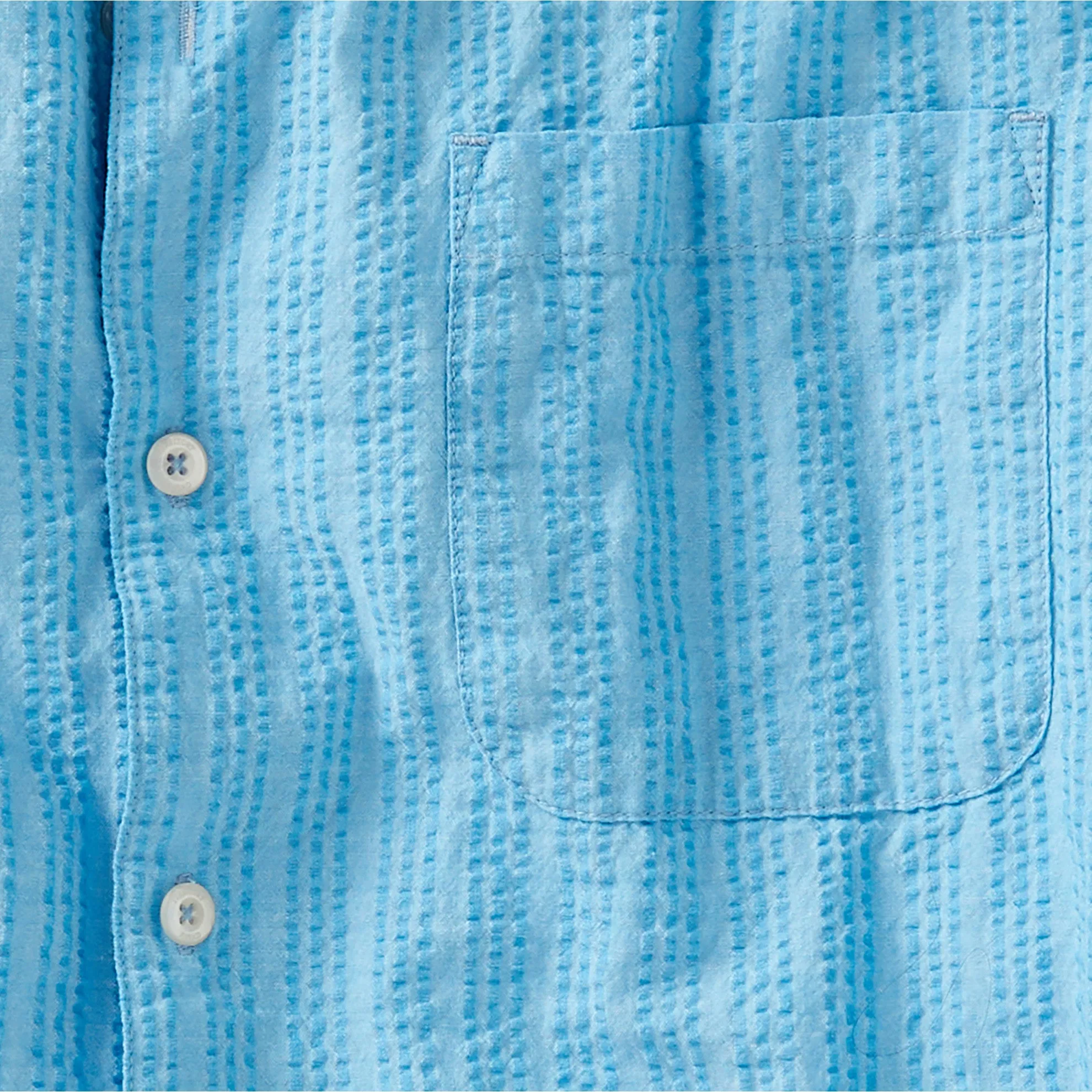 Short Sleeve Let It Breathe Seersucker Shirt - Tall