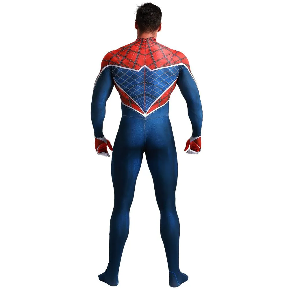 Spider-Man Punk Hobart Brown Cosplay Costume Jumpsuit Across the Spider-Verse Edition