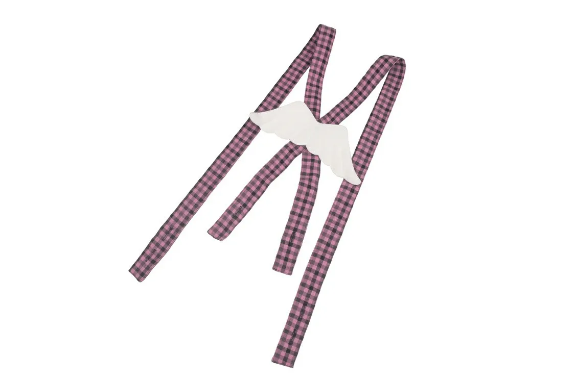 Stylish Pink Kawaii Pleated Skirt with Lace Trim