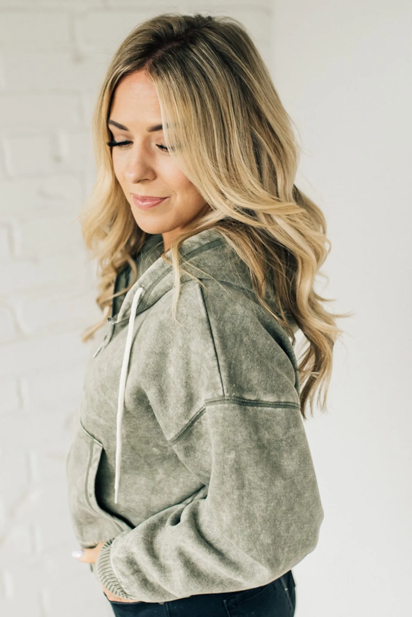 Tabbi Mineral Wash Zip Jacket