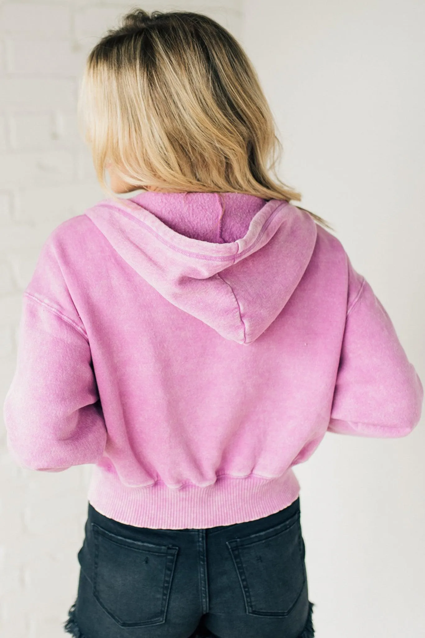 Tabbi Mineral Wash Zip Jacket