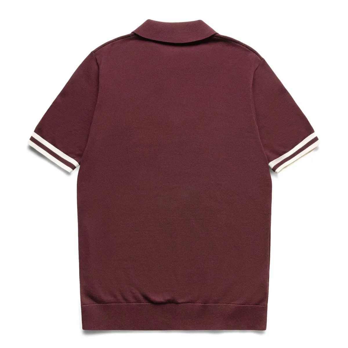 TIPPING TEXTURE KNITTED SHIRT