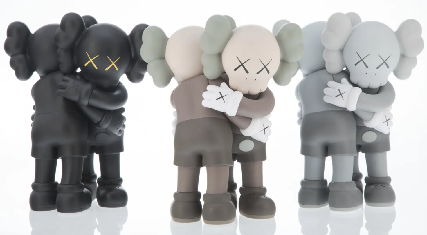 Together Grey Companion Art Toy by Kaws- Brian Donnelly