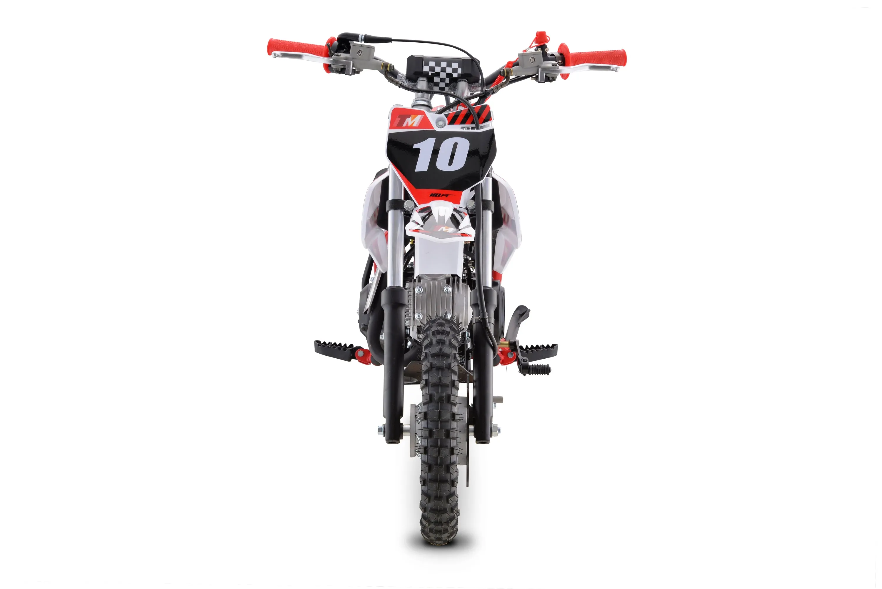 Trailmaster TM10 Dirt Bike,Kick start, Semi Automatic 4 speed , 24.41 inch seat height , 10 inch rims
