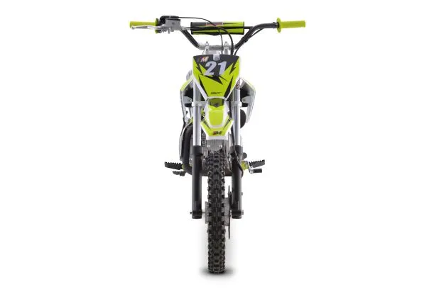 Trailmaster TM21 Dirt Bike 125cc - Semi Automatic 4 speed, 29.13-inch seat height, kick start, 14 inch front tire