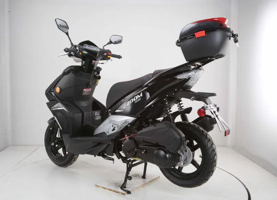Vitacci Zoom 150cc Scooter, Automatic Trans, 29 inch seat height, 12 inch rims, USB Connection, 4 Stroke, Air Cooled, CVT automatic, CA Legal