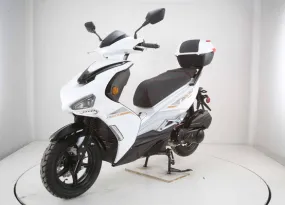 Vitacci Zoom 150cc Scooter, Automatic Trans, 29 inch seat height, 12 inch rims, USB Connection, 4 Stroke, Air Cooled, CVT automatic, CA Legal