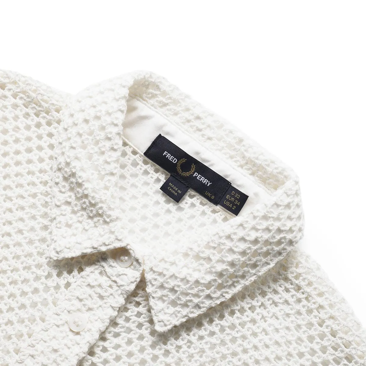 WOMEN'S OPEN-KNIT SHIRT