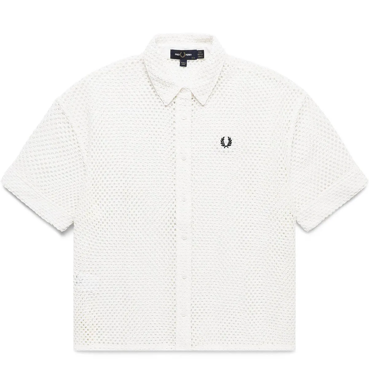 WOMEN'S OPEN-KNIT SHIRT