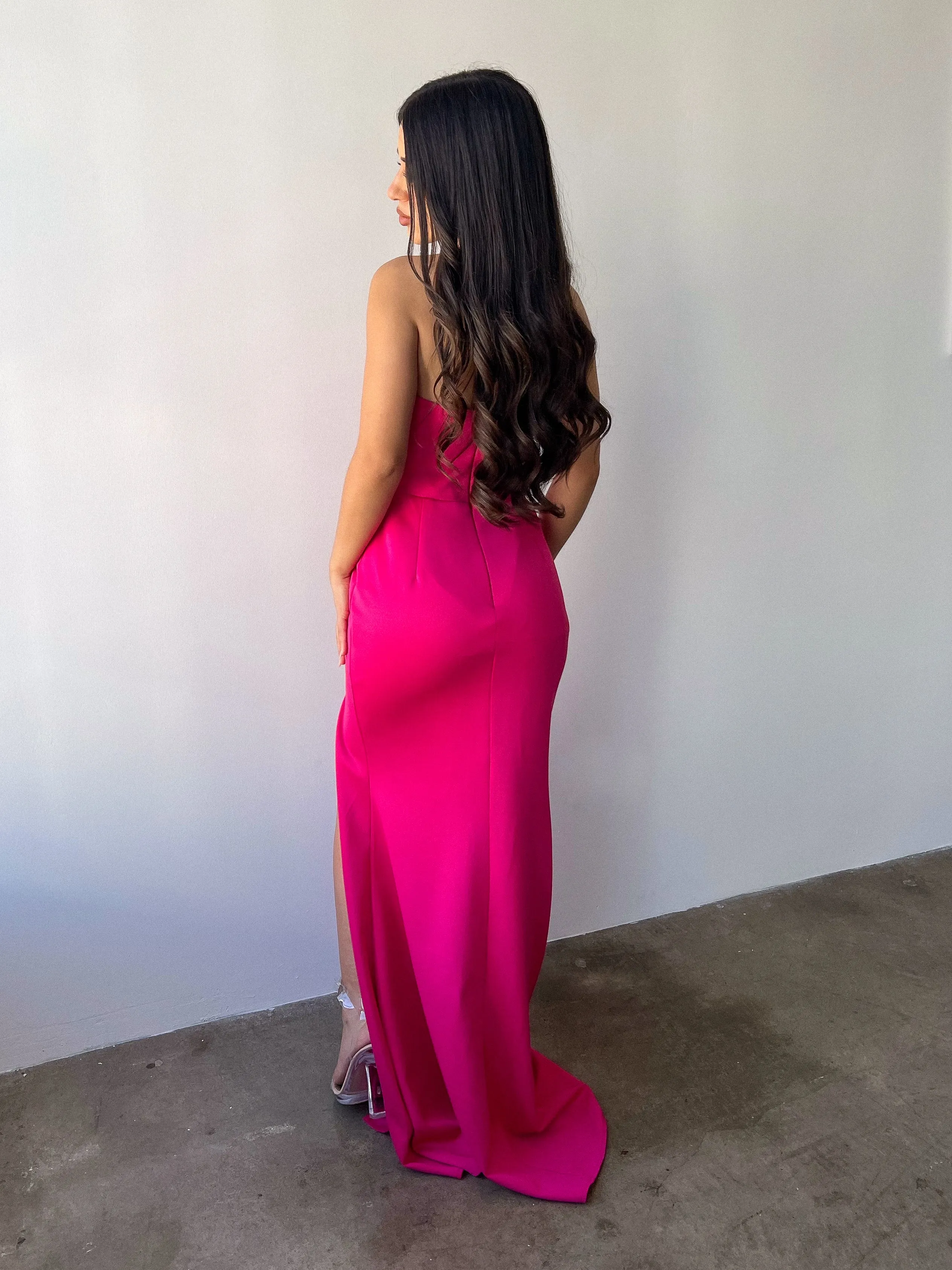Yaneli Knit Dress (Magenta)